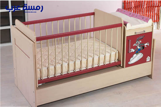 سرير اطفال خشب 5