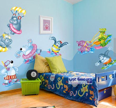 حوائط غرف اطفال 3d