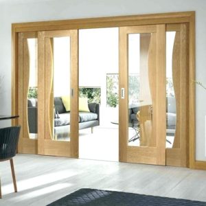 باب غرفة سلسلة وزجاج مصنفر Wooden Pergolas