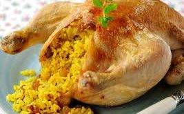 فراخ محشية أرز