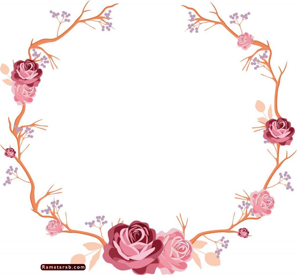 برواز ورد اجمل اطارات و براويز ورد | رمسة عرب