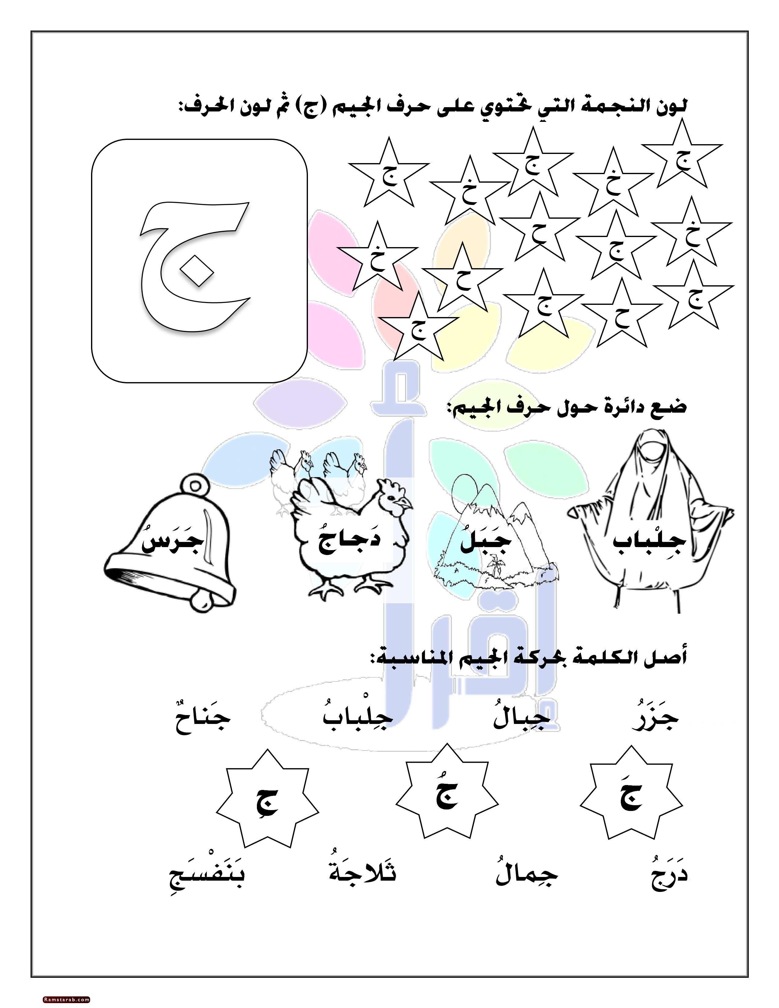 حرف ج صور وكلمات حرف ج | رمسة عرب